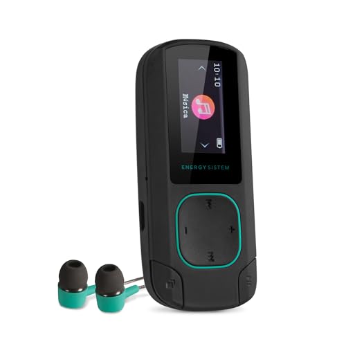 Energy Sistem MP3 Clip Bluetooth Mint (8GB, Clip, Radio FM y microSD)