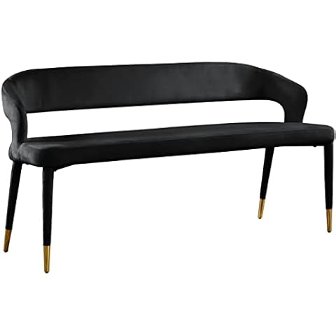 Meridian Furniture Destiny Black Velvet Bench Cover