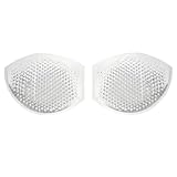 erioctry Reusable Silicone Bra Inserts Breathable Perforated Nonslip Breast Enhancers Inserts Honeycomb Push up Booster Pads for Bra Bikini Swimsuits Sports Bra