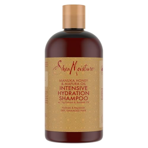 SHEA MOISTURE Manuka Honey & Mafura Oil Intensive Hydration Shampoo silicone and sulphate free shampoo for dry damaged hair 384 ml