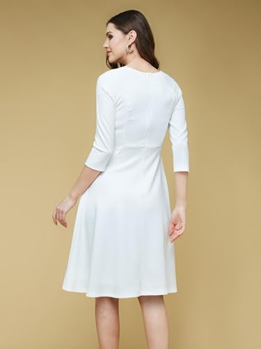 Image of Life With Pockets Women's Collared Sleeveless's Bodycon Knee-Long Dress