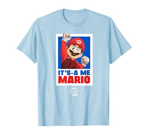 The Super Mario Bros. Movie It’s a-Me Mario Portrait T-Shirt