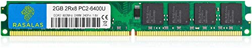 Image of Rasalas DDR2 8GB Kit (4X 2GB) DDR2-800 PC2-6400 Udimm 2RX8 1.8V CL6 240-Pin Non-ECC Unbuffered Desktop RAM Memory