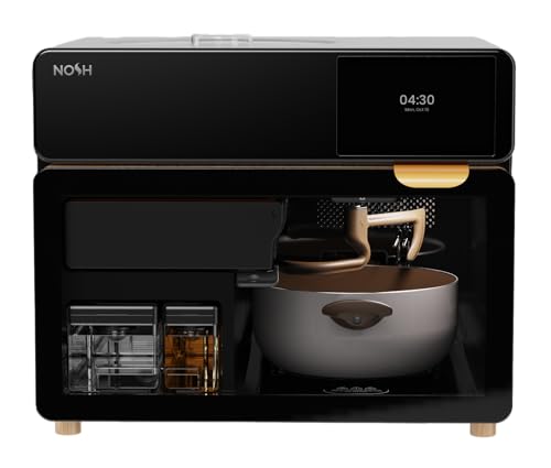 Nosh AI Cooking Robot | Recipe-Driven AI Cooking Machine I 500+ Recipes I Remote Cooking I Hands-Free Meals I 2 Year Warranty