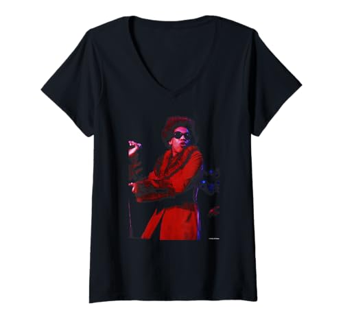 Photo de Femme Macy Gray Live Brit Awards par Andy Willsher T-Shirt avec Col en V