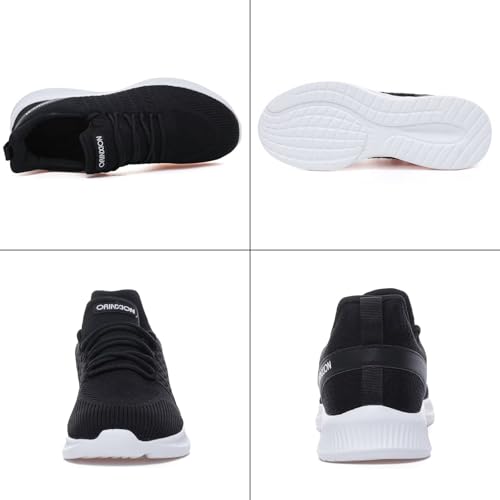 Men's Running Walking Sports Shoes Non Slip Casual Fashion Slip On Sneakers Lightweight Tennis Athletic Gym Shoe4