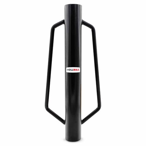 HOLLMAX Pfahlramme für Zaunpfähle und Pfosten versch. Größen und Durchmesser schwarz (Schwarz 7 7 cm)