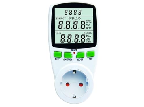 Pm001 Wattmetre, Enerji Tüketim Sarfiyat Ölçer Priz 230v 3680w