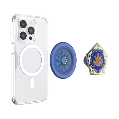 Image of PopSockets Phone Grip for MagSafe with Kickstand, Magnetic Stand, Swappable Top, Secure Hold for iPhone MagSafe Cases, Phone & Tablet Grip, Harry Potter - Enamel Chocolate Frog
