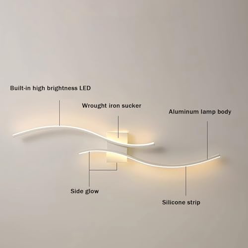 Lámpara de pared moderna ideal para iluminar escaleras y salones 2