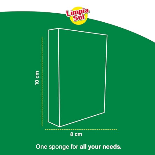 Image of | Pack 12 Sponge Multipurpose | Cleaning Supplies Sponges | Dish Scrubber - Home & Kitchen Utensils | Cleaning Tools