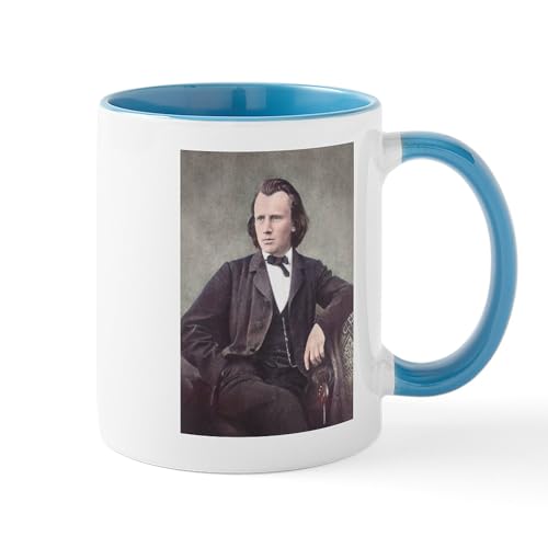 Taza de cerámica 11 oz Johannes Brahms miniatura 1