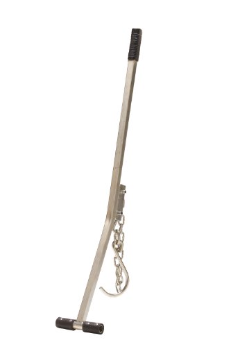 660-CR Square Steel Easy-Off Manhole Cover Remover, 1" Width x 43" Height