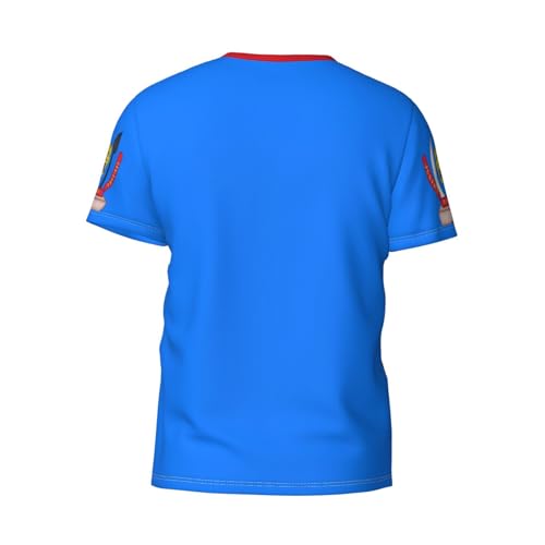 Democratic Republic of Congo Flag Full 3D Print T Shirt Sport Novelty Tees Shirts3