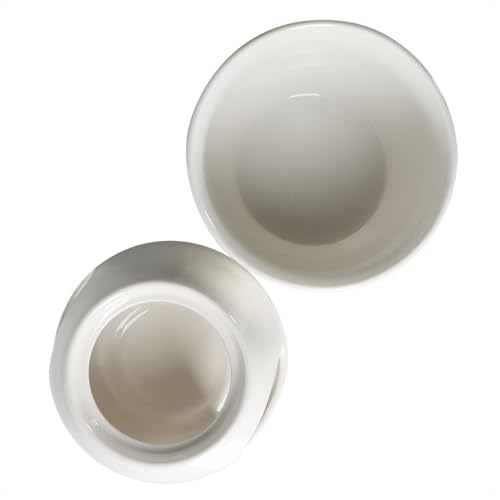 Foto von com-four® Premium Schokoladenfondue-Set, Keramikschale mit Teelichthalter