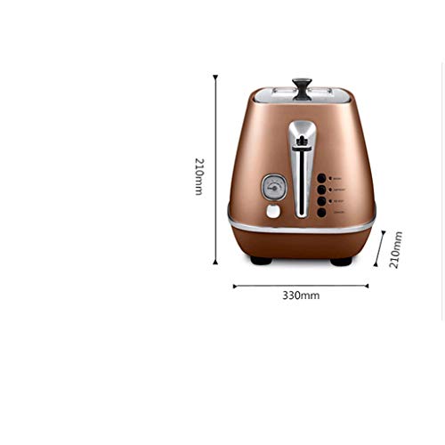 NXYJD Toaster 2-Scheiben, Compact Brot Toaster mit 6 Browning Einstellungen Edelstahlgehäuse, Bagel Auftau-Funktion… – Bild 3