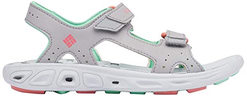 Columbia Youth TECHSUN Vent, Sandalias Niños, Gris (Steam, Coral Bloom 088), 36 EU