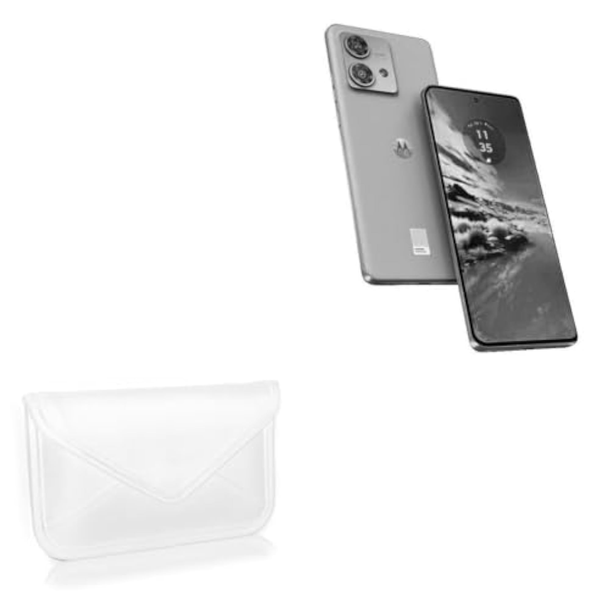 Elite Leather Messenger Pouch for Motorola Edge 40 Neo