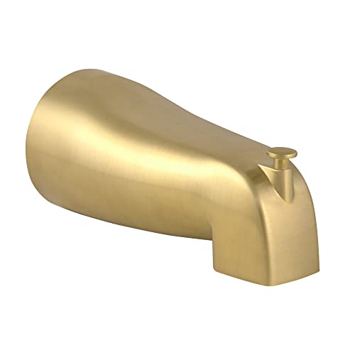 Bec verseur pour baignoire doré satiné pour remplacer robinet usé - 2
