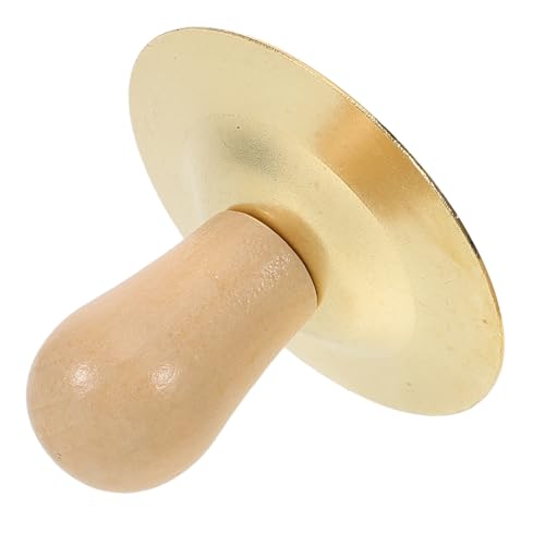 Sosoport 1 Pair Instrument Finger Cymbals for Percussion Musical Instrument for Early Education Develop Rhythm and Music Skills for Parties and Dance Events