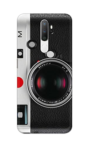 Image of Printed Hard Back Cover Case for Oppo A5 2020 | Oppo A9 2020 Back Cover (Vintage Camera) -702