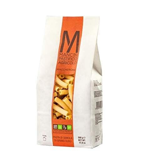Pasta Mancini - Maccheroni 500 g - Caja de: 12 unidades