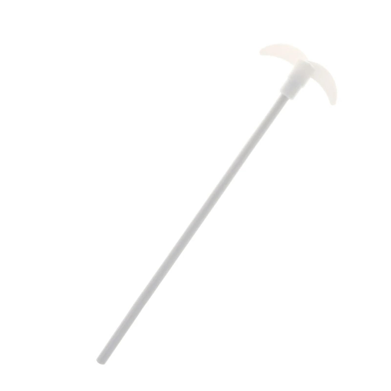 Varilla agitadora de eje agitador de PTFE Eje mezclador agitador de PTFE con paletas plegables, varillas agitadoras for experimentos de laboratorio científico(L 450mm Oar Dia 90mm)