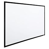 DIMENSIONI: Dimensioni generali: 230L x 133P x 3.8Acm, 100 pollici. Area di proiezione: 221L x 124Acm. Formati: 4:3, 16:9.