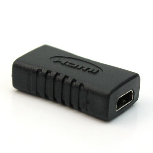 PowerArt Micro HDMI Type D Female to Micro HDMI Type D Female Connector Adapter For PC