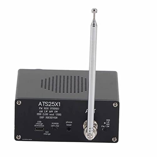 AM FM-radio-ontvanger, Type-C multifunctionele radio-ontvanger met 2,4 inch full-band kleurenaanraakscherm - Image 4