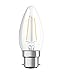 Price comparison product image OSRAM LED Star Classic B / LED-lamp in candle shape with B22d-base / not dimmable / replacement for 40 Watt / filament style clear / warm white - 2700 Kelvin / 6 pack
