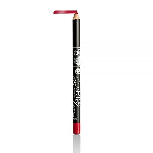 PuroBIO Certified ORGANIC High-pigmented and Long-Lasting 2 in 1 Lip and Eyeliner with Sesame Oil, Almond Oil and Vitamins 40-CRIMSON RED. ORGANIC.CRUELTY-FREE.NICKEL TESTED.MADE IN ITALY