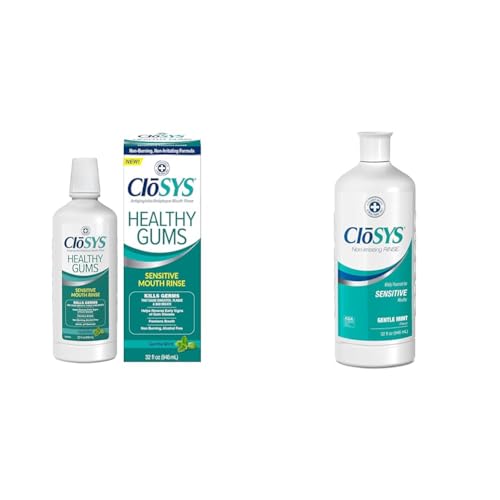 CloSYS Healthy Gums Oral Rinse Mouthwash - 32 Fl Oz & Sensitive M...