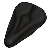 POENVFPO Fahrradsitzbezug, Weiches Silikonmaterial mit Einzigartigem Hohlpfeil-Design für Mountainbike, Rennrad, Indoor-Fahrrad-Fitnesssitz