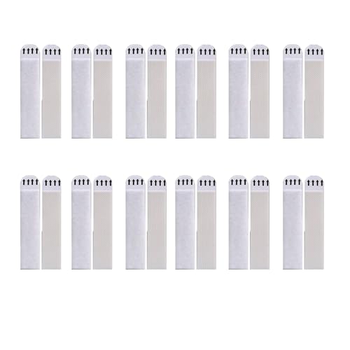 Image of 12 Pairs of Heavy Duty Strips Picture Hanging Tape and Hangers Velcro Strips for Easy and Secure Installation