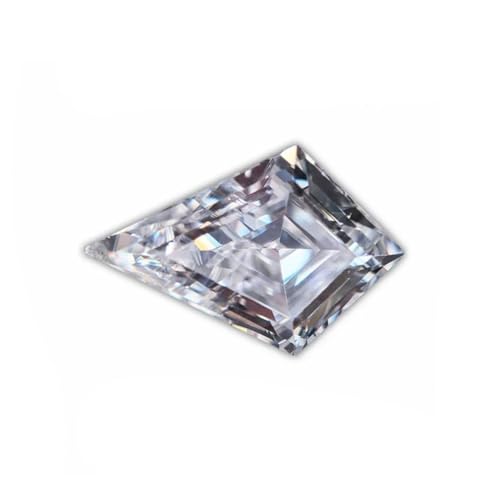 Moissanite en vrac VVS1 D taille cerf-volant pour joaillerie d'exception
