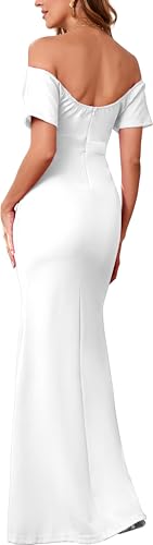 Image of Formal Dresses for Women Evening Party Elelgant Mermaid Cocktail Floor Length Prom Long Dress with Zipper
