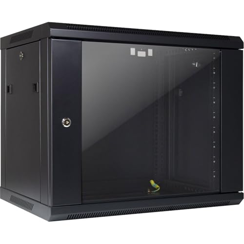 Coffret 9U Inter-Tech SMA-6409 armoire murale noire premium