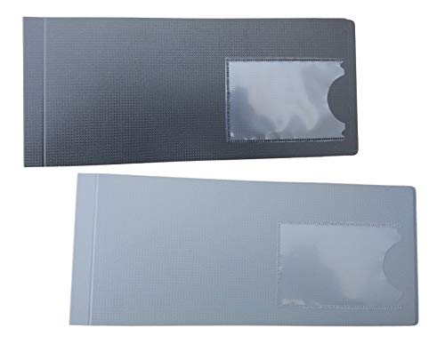 Image of Plastic Cheque Book Holder Cheque Book Folder Cheque Book Cover Cheque Book Protector Plastic Cover (Pack of 2) Color May Vary