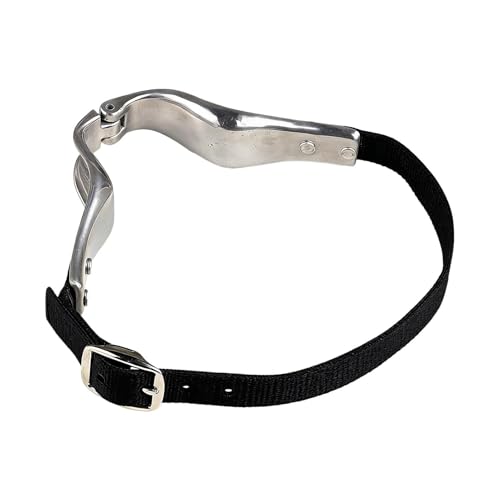 Collar antiaerofagia para caballos con banda de protección ergonómica para alimentación segura