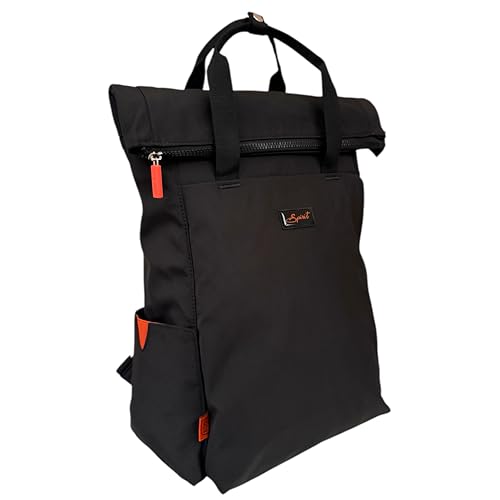 Image of Spirit - Large Rolltop Backpack - Waterproof and Lightweight Clifton Travel Backpack with Multiple Pockets and Adjustable Straps for Comfort - Holiday Rucksack