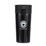 【Regalos y posventa】 la taza de café de acero inoxidable ha sido cuidadosamente recubierta con polvo mate, que es de moda y atemporal. La taza de viaje aislada FEIAO también es un gran regalo para tu familia y amigos. Si encuentras algún problema en el momento de la compra o después de recibir el paquete, por favor ponte en contacto con nosotros a tiempo. Estaremos encantados de resolver tus problemas.