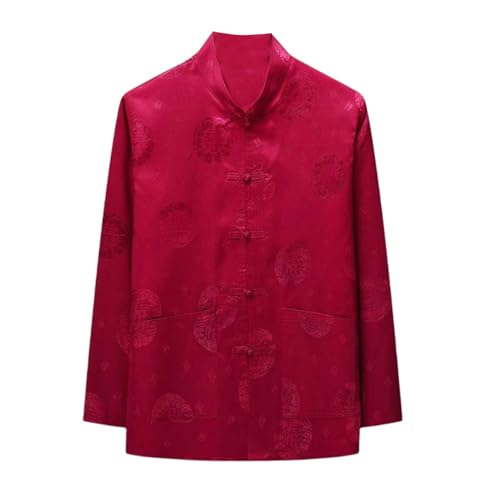 Chemise de banquet style chinois homme à manches longues respirante