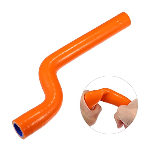 X Autohaux 4 Pcs Orange Silicone Radiator Coolant Hose Pipe Tubing For Yamaha Yz250 Yz 250 2002-2013 #TOP3