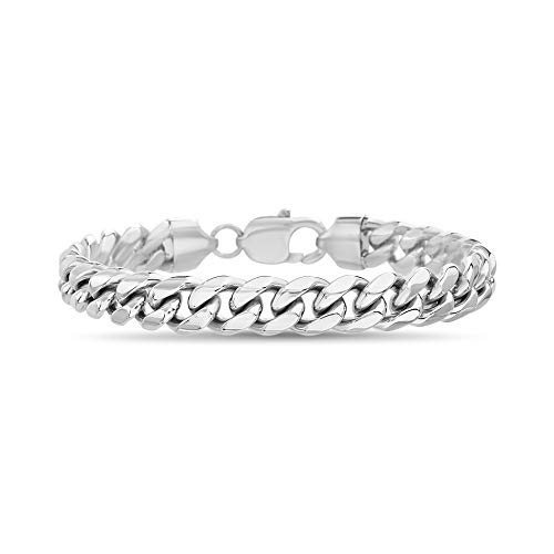 Pulsera Nautica Acero Inoxidable Hombre 9mm 8.5 Pulgadas miniatura 1