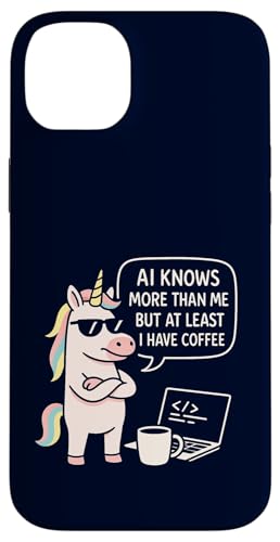 Funny AI Knows More Than Me ȃvO}[R[_[ X}zP[X iPhone 14 Plus p