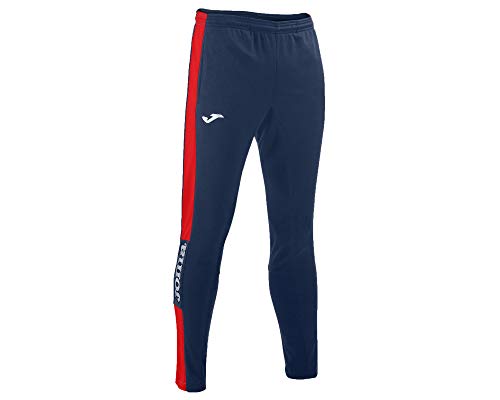 Joma Championship IV Pantalones, Hombre, Marino Rojo, L