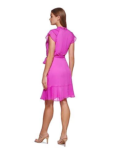 Image of DKNY Women's Sleeveless Scuba Crepe Jewel Neck Dress