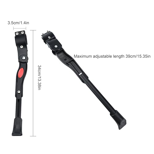 Bike Kickstand Aluminum Black