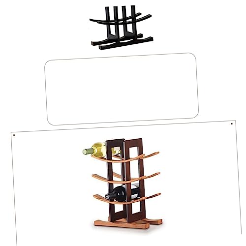 Soporte de botellas de vino estilo Feng Shui de plástico miniatura 7
